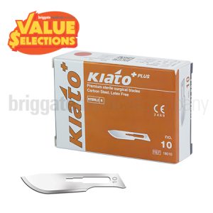 Kiato Carbon Steel Blades Size 10 Box 100