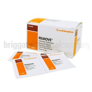 Remove Adhesive Solvent Wipes Box 50