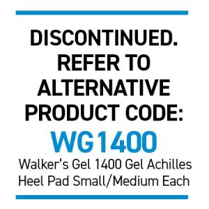 Silipos 10385 3mm Gel Achilles Heel Pad S/M Each