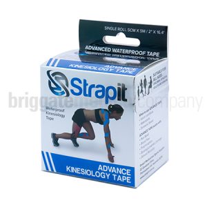 Strapit Advance Kinesiology Tape 50mm x 5M Black