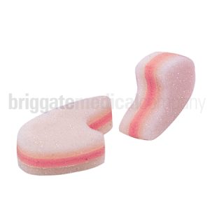 Toe Separators - Pink/White Foam Large Pkt 10