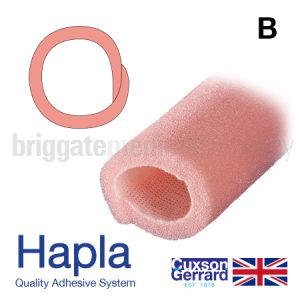 Hapla Tofoam (Tuband) Size B  18mm  Pkt 12