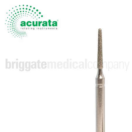 Acurata Diamond Burr Medium Grit/Small Cone Size:014