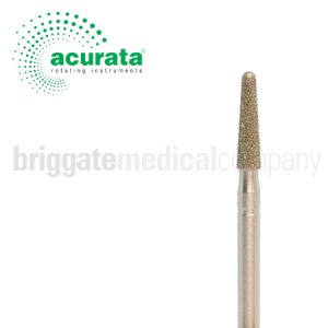 Acurata Diamond Burr Medium Grit/Medium Cone Size:025