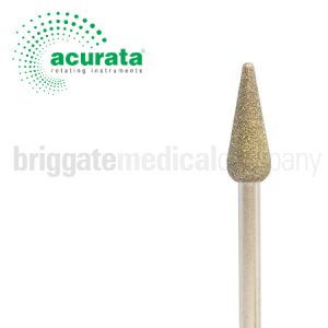 Acurata Diamond Burr Medium Grit/Large Cone Size:047