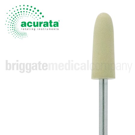 Acurata Polishing Burr - Cone Fine/Yellow