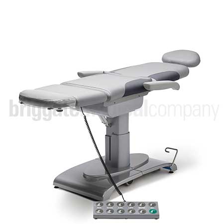 Callisto Gen2 Podiatry Chair in Platin Grey Upholstery with 175kg Rated Lift Capacity - Image 3