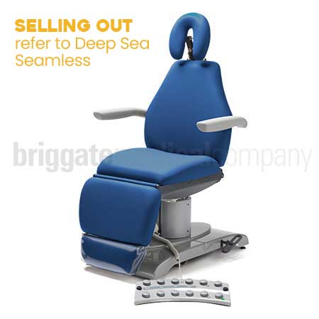 Callisto 240HD Gen2 Podiatry Chair in SEAMLESS Royal Blue Upholstery with 240kg Rated Lift Capacity