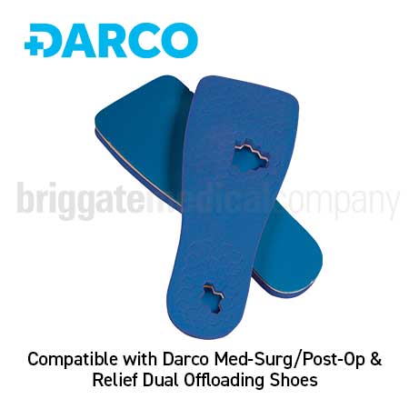 Darco Peg-Assist Insole System Mens Large Each (FOR POST-OP and RELIEF SHOE ONLY)