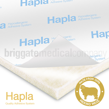 Hapla Gold Pure Wool Adhesive Felt 5mm Pack of 4 Sheets