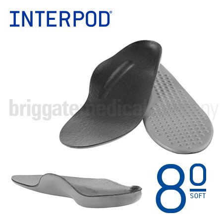 Interpod Tech Soft Full Length 8 Degree Adult MEDIUM Pair Length:26cm