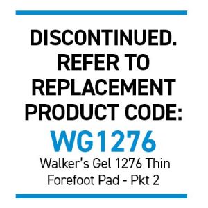 Silipos 10025 Ball of Foot Gel Cushion Pkt 2