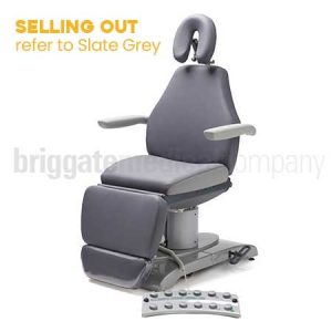 Callisto 240HD Gen2 Podiatry Chair in Anthracite Upholstery with 240kg Rated Lift Capacity