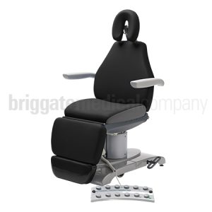 Callisto 240HD Gen2 Podiatry Chair in Black Upholstery with 240kg Rated Lift Capacity