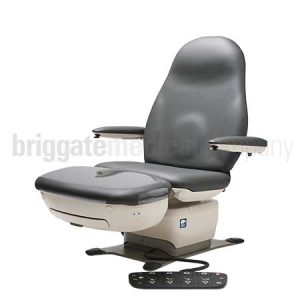 MTI 529W Podiatry Chair (WIDE) with Slate Gray Seamless Upholstery (Rated Lift Capacity:385kg)