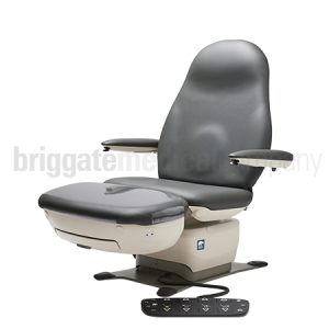 MTI 529W Podiatry Chair (WIDE) with Slate Gray Seamless Upholstery (Rated Lift Capacity:385kg)
