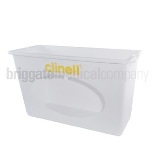 Wall Mounted Dispenser for Clinell Detergent Packets - White Plastic Dispenser