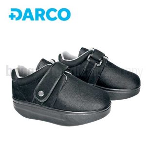 Darco Wound Care Shoe CLOSED-TOE Shoe Black Sml/Med Pair (Fits Ladies Sz: 9-9.5 Mens Sz:8-8.5)