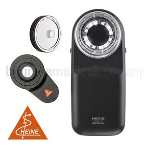 Heine Delta One Dermatoscope - Podiatry Kit (incl. Delta One + Small Contact Plate + Universal Phone Connector)