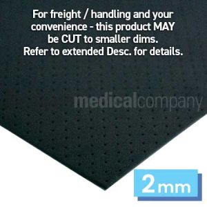 Multiform 2mm Sheet Black Perforated 1100mm x 1100mm