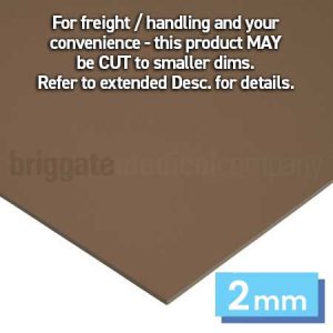 Multiform 2mm Sheet Brown 1100mm x 1100mm