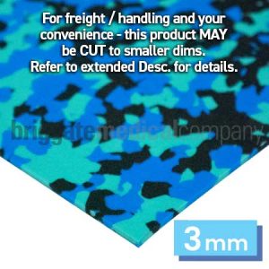 Multisoft 3mm Sheet Blue/Green/Black 1010mm x 900mm
