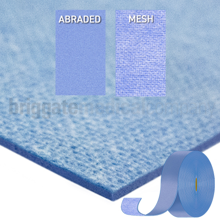 PPT2 603 1.6mm Blue Abraded+Mesh WHEEL 12cm x 18M