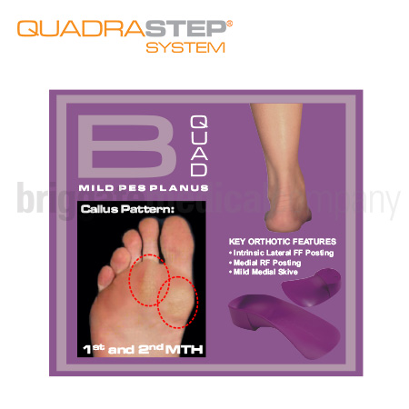 Quadrastep Type B Adult Size 5 Fits W:12.5-13 M:11-12 Euro:45-46 PAIR - Image 2