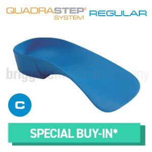 Quadrastep Type C Adult Size 1 Fits W:6.5-7.5 M:5-6 Euro:37-38 PAIR