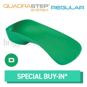 Quadrastep Type D Adult Size 5 Fits W:12.5-13.5 M:11-12 Euro:45-46 PAIR