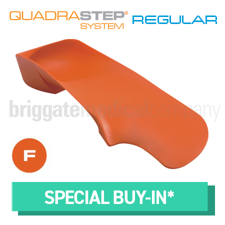 Quadrastep Type F Adult Size 5 Fits W:12.5-13.5 M:11-12 Euro:45-46 PAIR