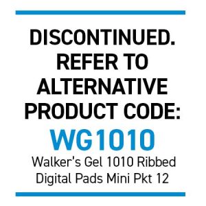 Silipos 10055 Digital Pads - Ribbed Mini Pkt 12