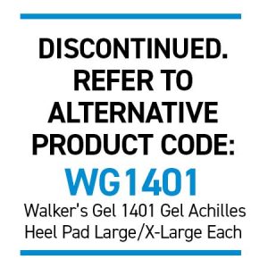 Silipos 10395 3mm Gel Achilles Heel Pad L/XL Each