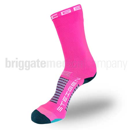 Steigen Performance Running Socks THREE-QUARTER LENGTH Pink Pair