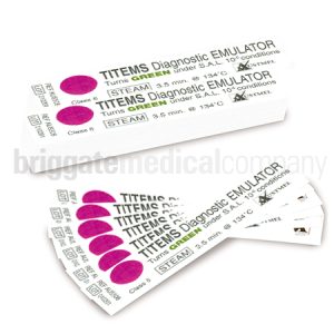 Titems Steam Diagnostic Emulators Class 6 Indicator Strips Pkt 250