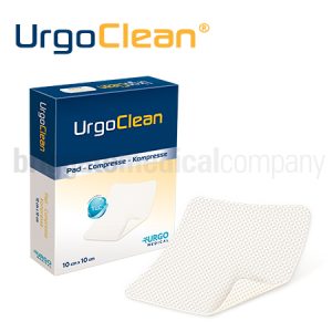 UrgoClean Poly Absorbent Dressing 10cm x 10cm Box 10 (100370)