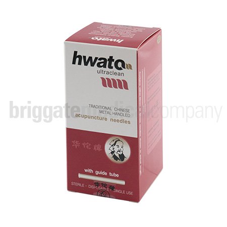 Hwato Acupuncture Needles + Guide 30g x 50mm Box 100