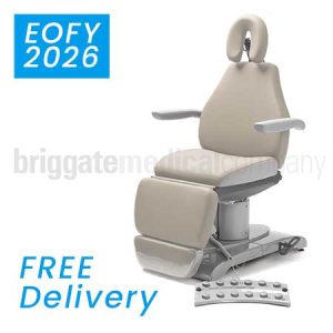 Callisto 240HD Podiatry Chair in Birch Upholstery with 240kg Rated Lift Capcity