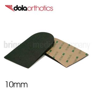Dola EVA Heel Raisers 10mm Black - Large 5 Pairs