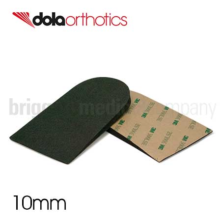 Dola EVA Heel Raisers 10mm Black - Medium 5 Pairs