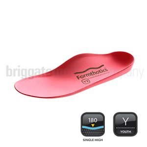 Formthotics 507-Y1 Youth F/Length - Red Pair Length:18.5cm