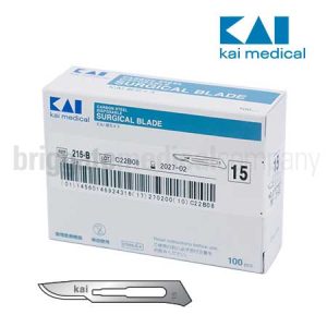 Kai Surgical Scalpel Blades Size 15 Box 100