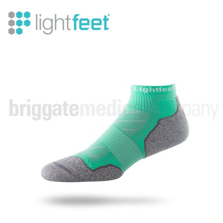 Lightfeet Evolution Socks Mini Crew Mint MEDIUM (W:9.5-11.5 M:8.5-10.5) Pair