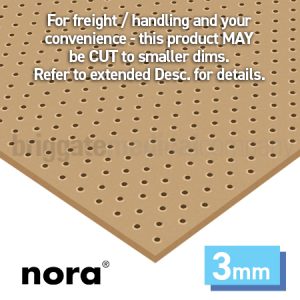 Lunairflex 3mm Perforated Top Cover - Beige 1200mm x 750mm Sheet