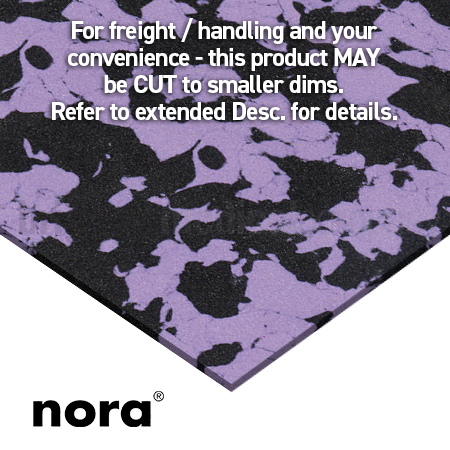 Lunasoft SL40 2mm Top Cover Black/Lilac 1280mm x 890mm Sheet