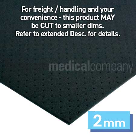 Multiform 2mm Sheet Black Perforated 1100mm x 1100mm