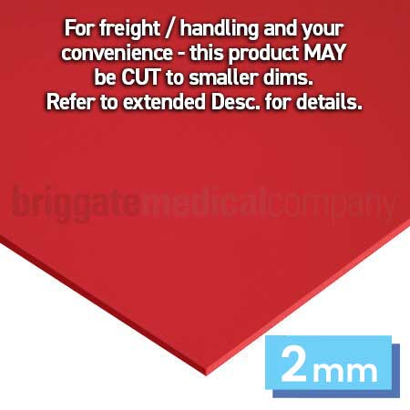 Multiform 2mm Sheet Red 1100mm x 1100mm