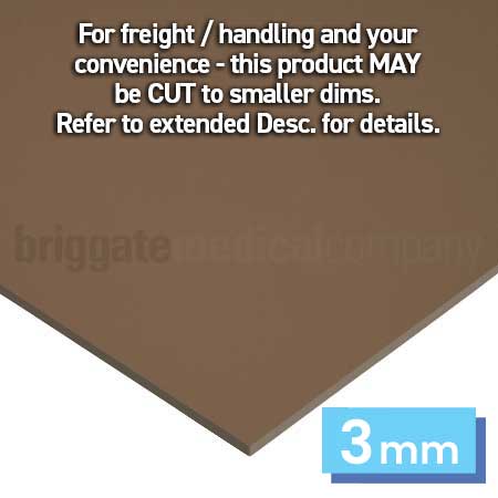 Multiform 3mm Sheet Brown 1100mm x 1100mm