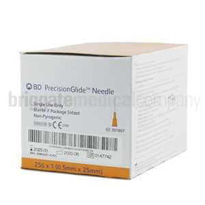 Needles 25g x 1'       (0.5mm x 25mm)      Box 100