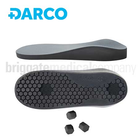Peg Contour Insole for Allround Shoe X-SMALL RIGHT (fits Darco Allround Shoe X-Small)